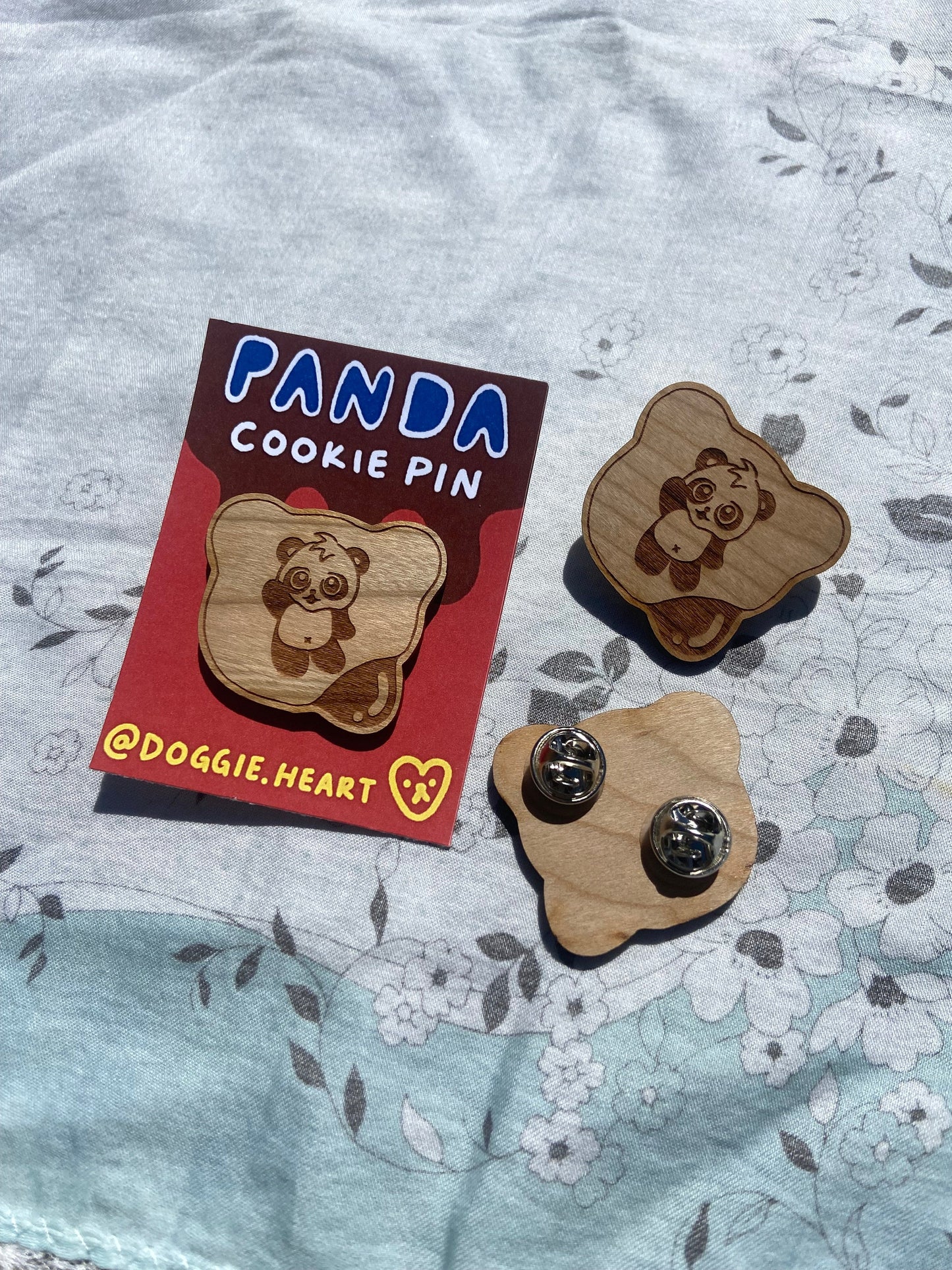 Hello Panda Cookie Pin