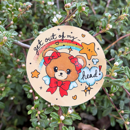 Get Out of My Head Sticker